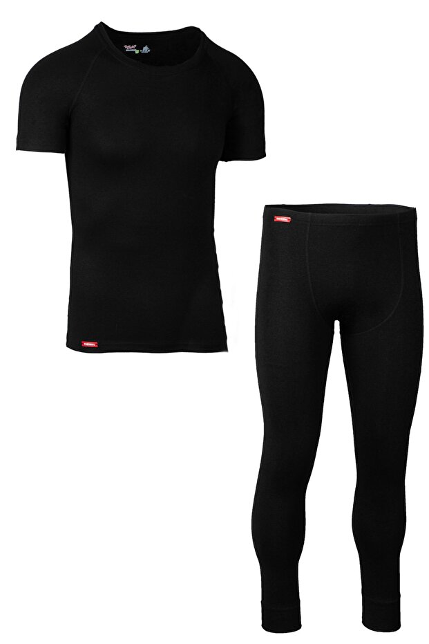 Men's Viloft Crew Neck Short Sleeve Bodysuit / Leggings Thermal Underwear Set