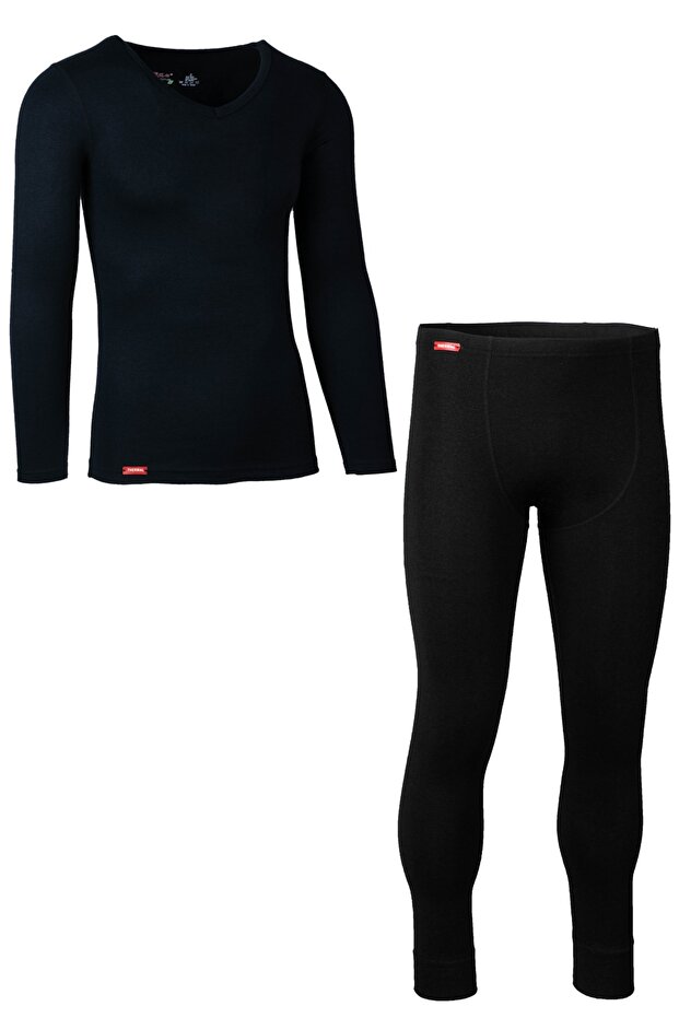 Men's Viloft Long Sleeve V-Neck Body / Tights Terma Underwear Set