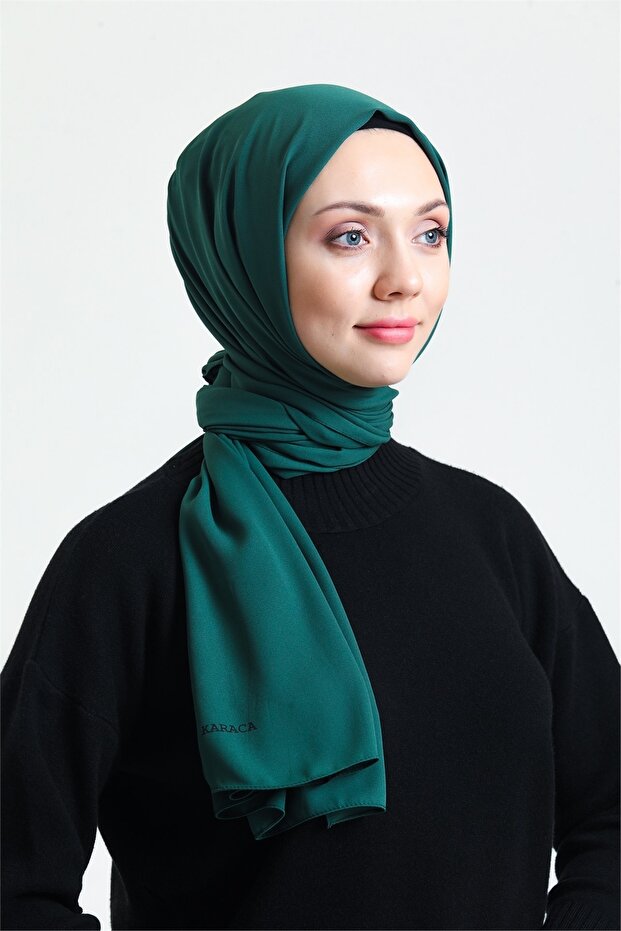 شال كاراكا ياقوتي - أخضر زمردي
