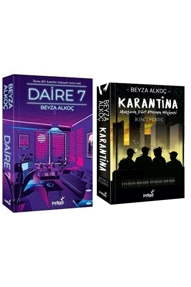 Daire 7 Karton Kapak + Karantina 2 Karton Kapak Beyza Alkoç 2 Kitap