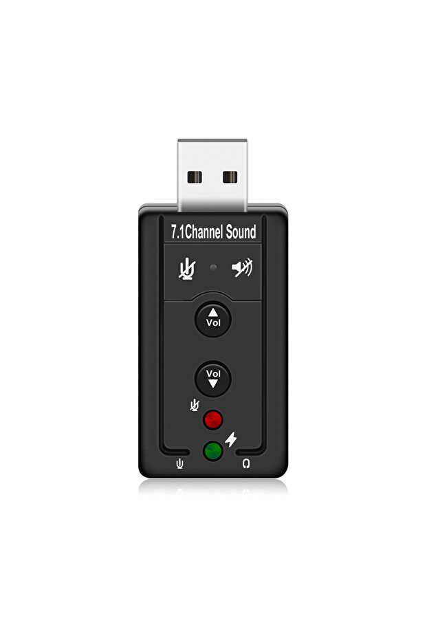 2023 New 7.1 Sound Card - USB 2.0 Converter, Windows Xp 7 8 Mac Compatible Audio Set