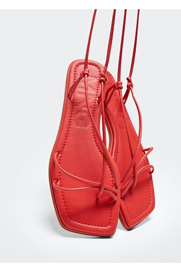 Çapraz Bantlı Sandalet - 6