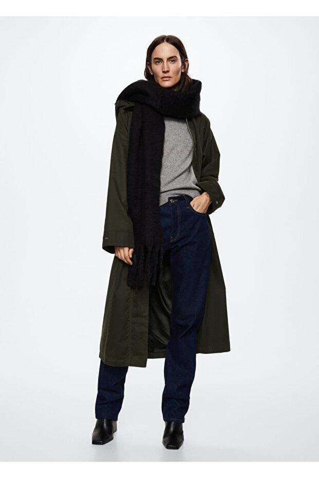 Çıkarılabilir Kapüşonlu Parka - 2