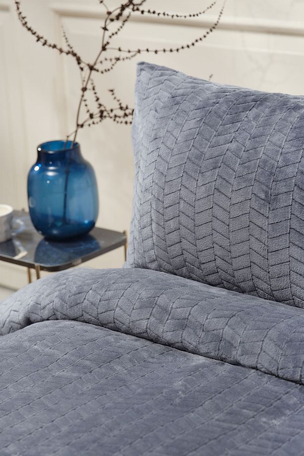 Indigo Çift Kişilik Wellsoft Yatak Örtüsü - 2