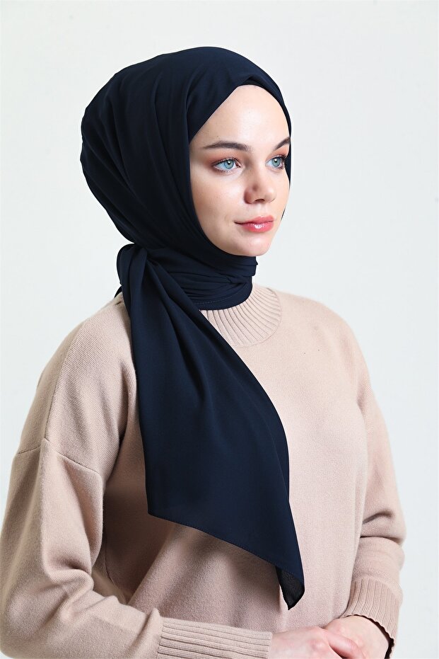شال كاراكا ياقوت - أزرق داكن