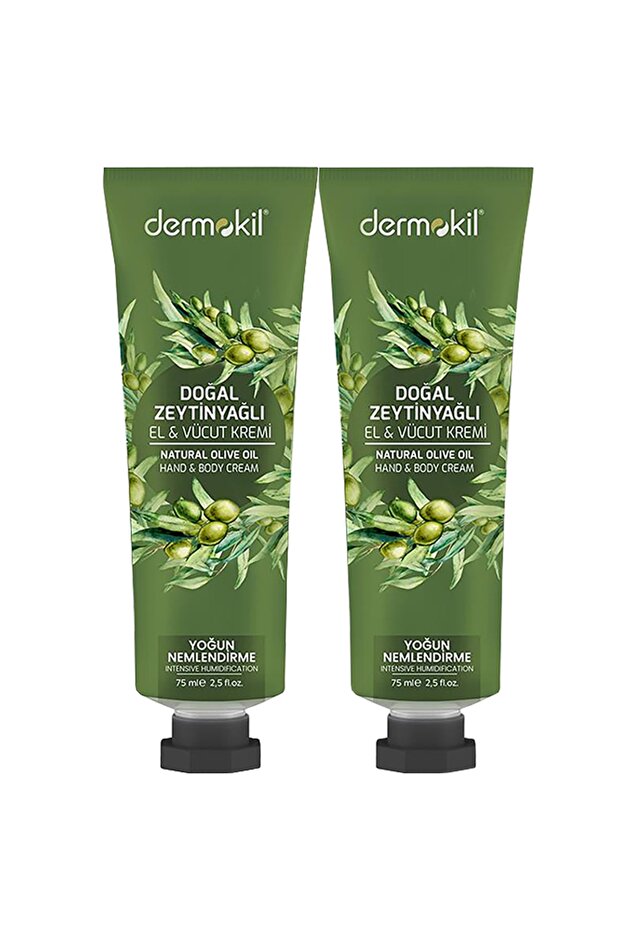 Olive Oil Hand and Body Cream 75 ml x 2 Pieces