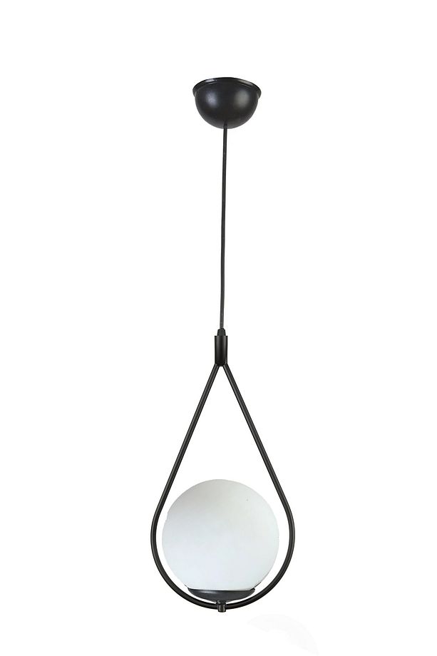 Damla Camlı Tekli Modern Hol Salon Oturma Odası Giriş Tekli Avize - 1