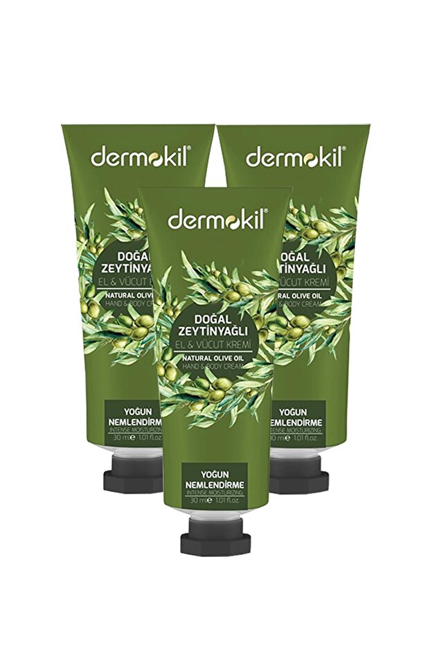 Zeytinyağı El Ve Vücut Kremi 30 Ml X 3 Adet - 1