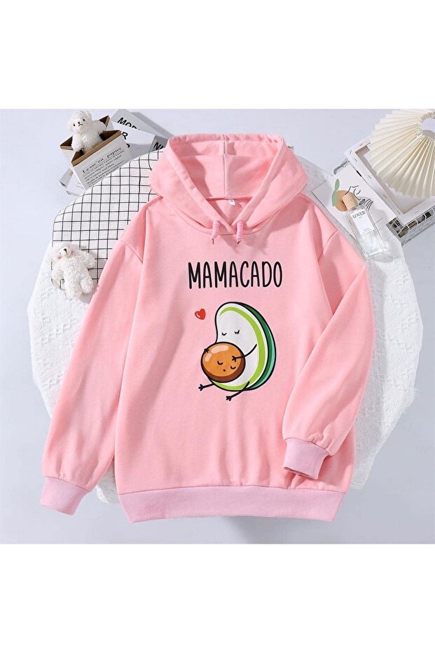 الأمومة مقنعين البلوز Mamacado المطبوعة