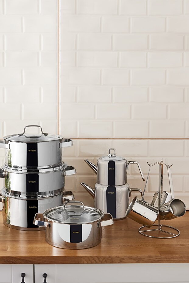 Asterion 17 Parça Çelik Çeyiz Seti - 3