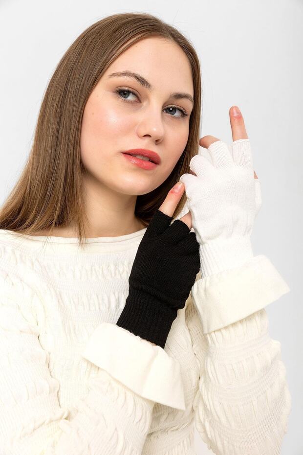 Unisex Dokuma Basic Kısa Eldiven - 3