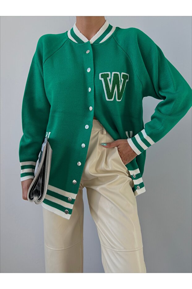 Women's Knitwear College Cardigan