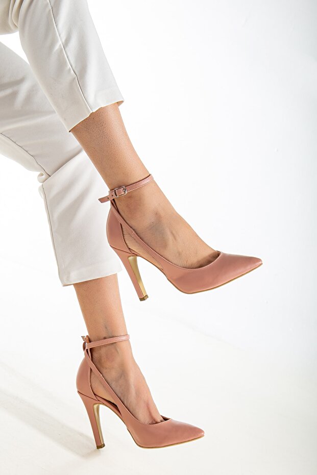 Women's Stiletto High Heel Dark Powder