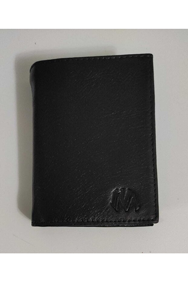 Hakiki Gerçek Deri Dikey Cüzdan - 1