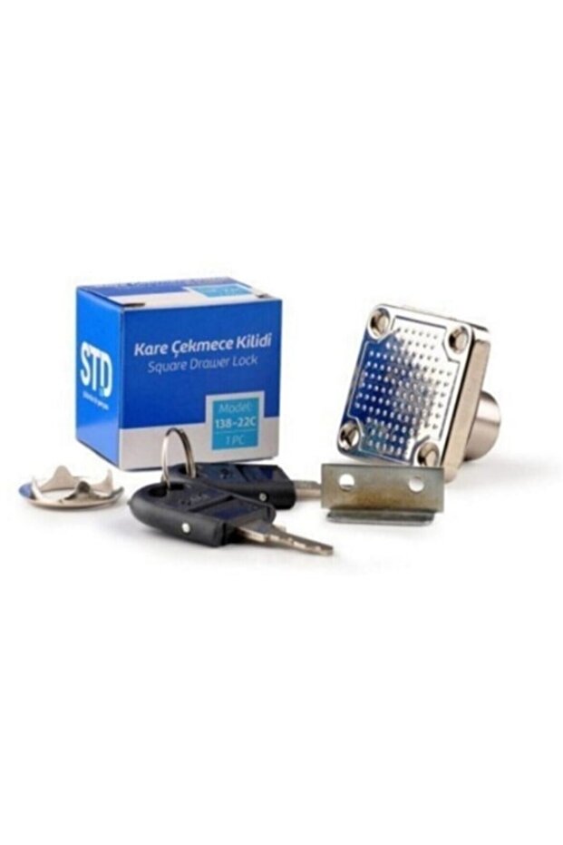 Çekmece Kilidi Kare 138-22c - 2