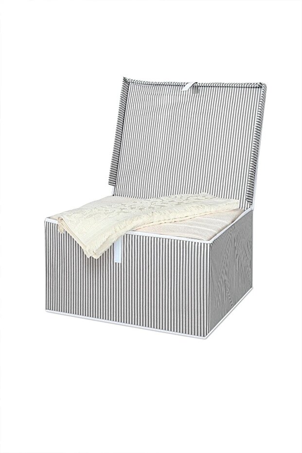 5 Adet Kapaklı Çok Amaçlı Hurç Saklama Kutusu Organizer Maxi 50 X 40 X 30 Cm - 2