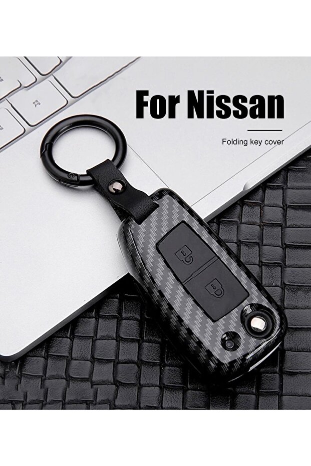 Nissan Switchblade Black Carbon Key Case