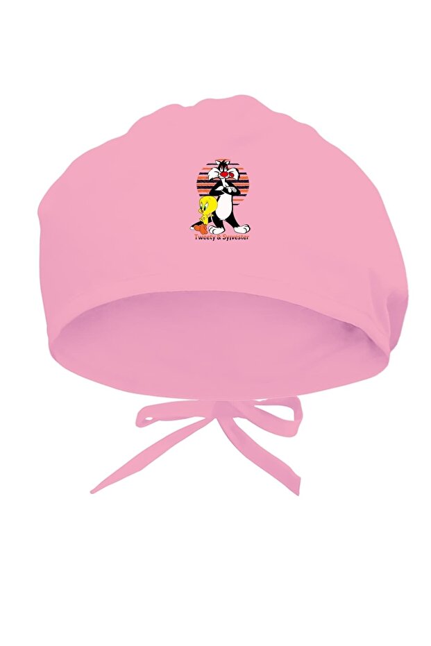 Tweety & Syvester Design Surgical Bonnet