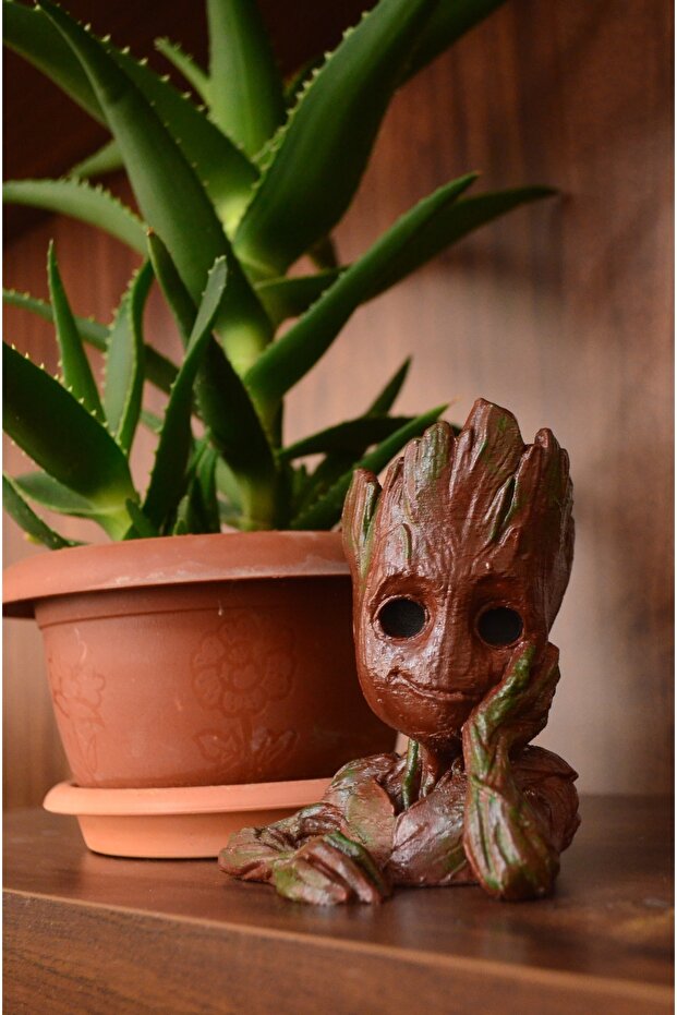 Marvel Comics Groot Figür/büst Saksı 12cm - 1