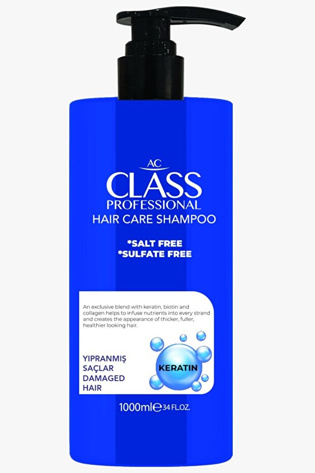 1000 ml Damaged Hair - Sulfate-Free Damaged Hair Care Shampoo