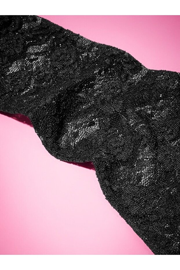 Alice Dirsek Üstü Dantel Eldiven - 4