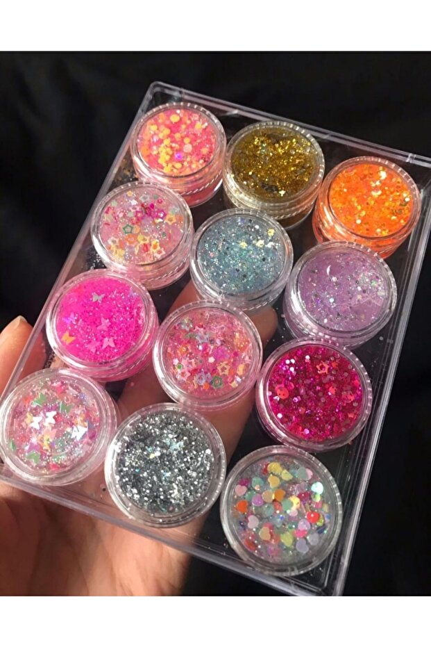 Simli Glitter Jel Far Set - 1