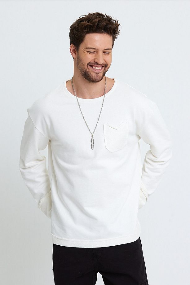 3 Iplik Oversize Püskül Manşet Bohem Sweat A Kalite Özel Tasarım - 4