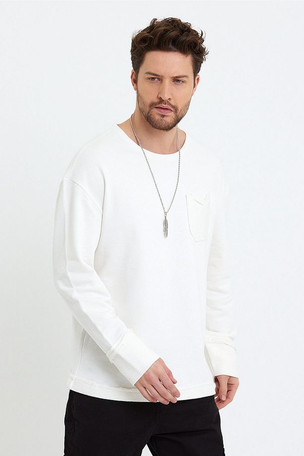 3 Iplik Oversize Püskül Manşet Bohem Sweat A Kalite Özel Tasarım - 5