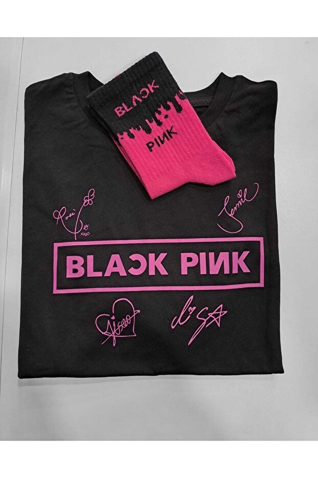 Blackpink Unisex Tshirt Socks Combination