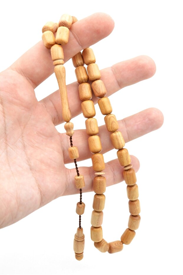 مسبحة صلاة شجرة العرعر المعطرة بنظام الأعمال اليدوية - 4