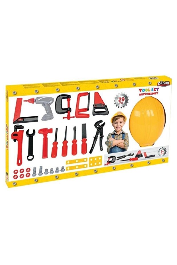 Oyuncak Kasklı Alet Seti - 1