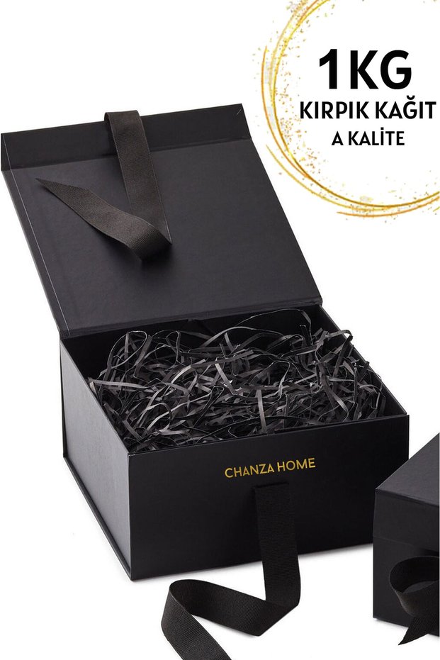 1 Kg Quality Black Shredded Paper Gift Box Paper Gift Box Filler Paper