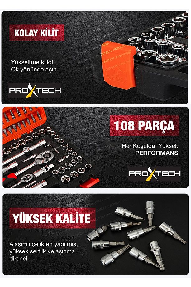 Profesyonel 112 Parça Çok Fonksiyonlu 1/2 Ve 1/4 Cırcırlı Lokma Anahtar Takımı Bits Uç Penseli Set - 2