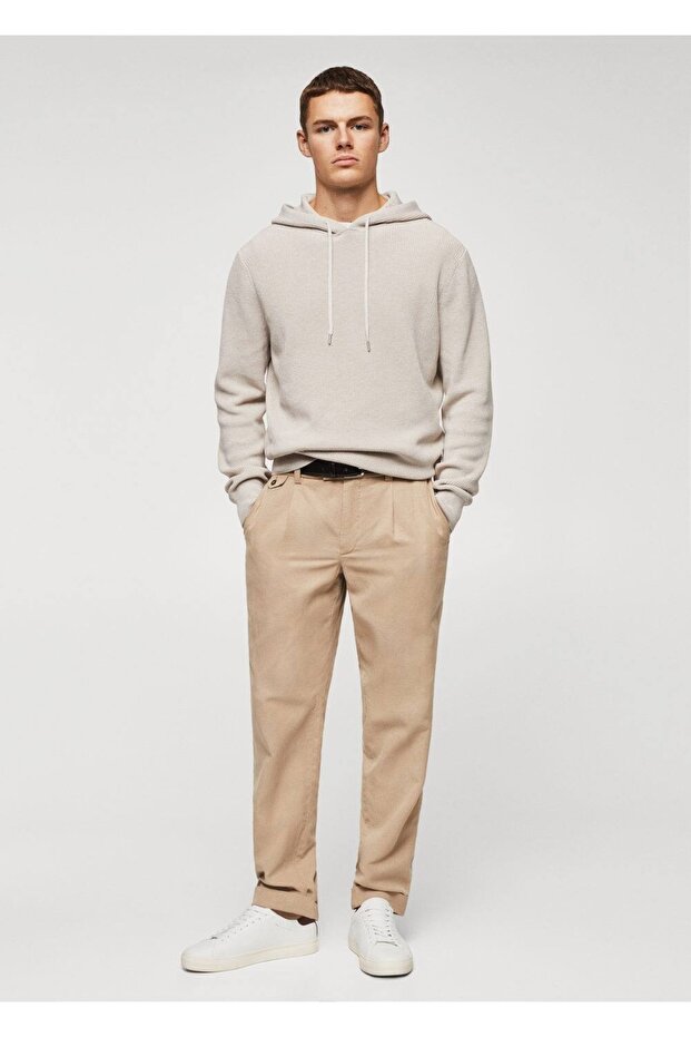 Kapüşonlu Kalıplı Kazak - 2