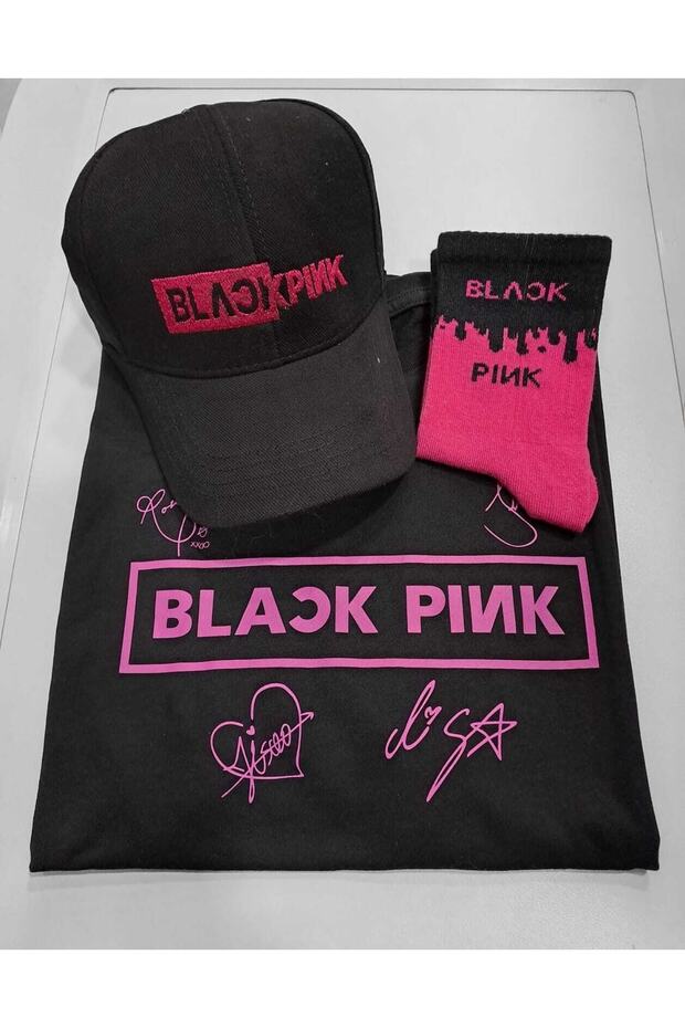 Blackpink T Shirt Hat Socks