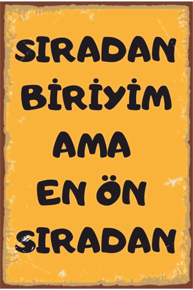 Funny Sayings Wall Graffiti Retro Wooden Poster