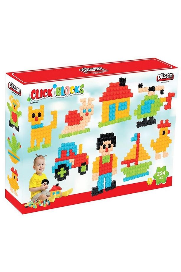 Oyuncak Çıt Çıt Bloklar - Çıtçıt Yapı Blokları - 1