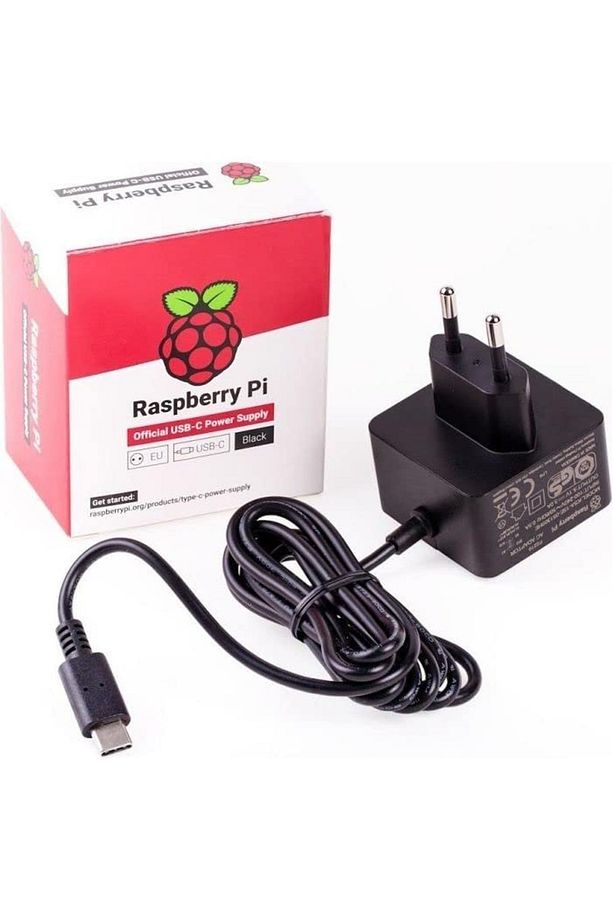 Pi 4 Model B, Usb C 5.1v 3a Için Resmi Güç Kaynağı - 1