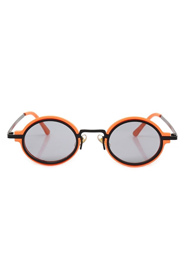 Orange Black Frame Black Gradient Glass Oval Women Sunglasses Ae9909c17