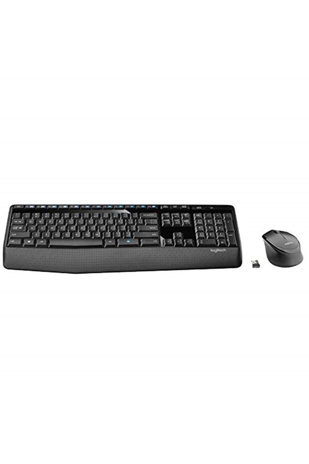 Mk345 Kablosuz Klavye Mouse Seti, Tam Boyutlu Ayarlanabilir Ayaklı Klavye, Medya Denetimi, - 1