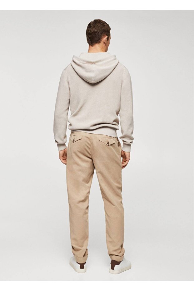 Kapüşonlu Kalıplı Kazak - 4