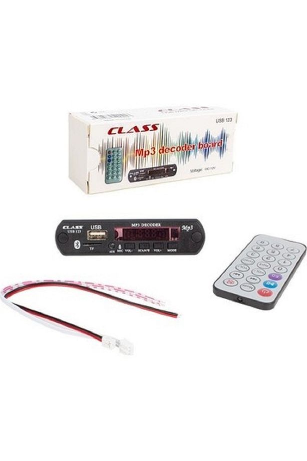 Yeni 2023 Mikrofonlu 12v Bluetooth Mp3 Wma Wav Dekoder Kurulu Araba Mp3 Ses Çalar Tf Usb Handsfree - 7