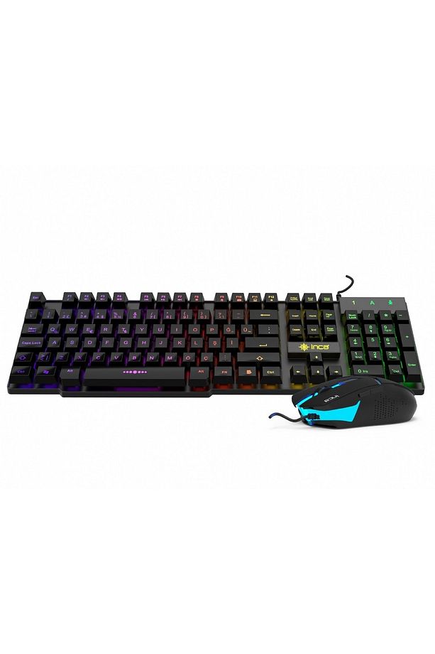 Ikg-448 Gaming Klavye & Mouse Set Rainbow Effect Klavye - 2