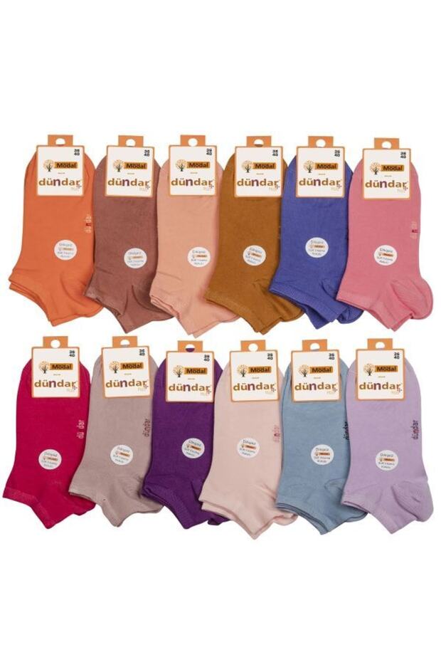 Micro Modal Bayan Patik Çorap 6 Lı 36-40 - 1