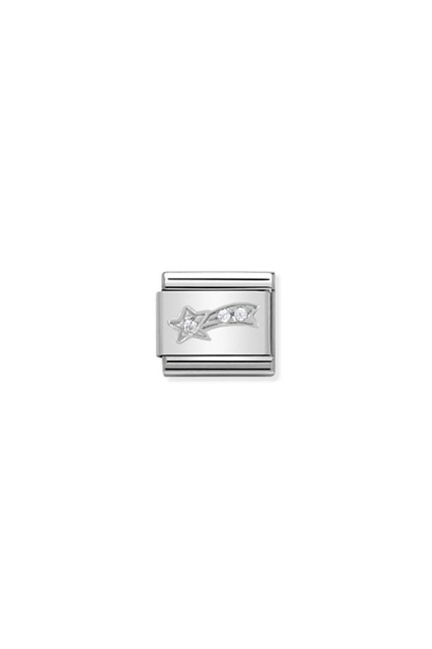Composable Chrıstmas Stainless Steel, Enamel,cub, Zirc, And Arg,925 (01_white Comet) - 1