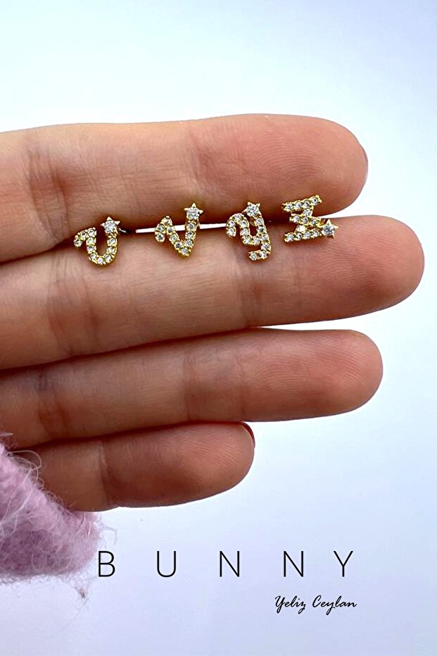 Çelik Harf Piercing Tregus Ve Helix "ı" - 3