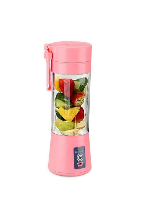 Taşınabilir El Blenderi Şarjlı Portatif Usb Li Mini Kişisel Mobil Karıştırıcı Blender 380 ml - 1