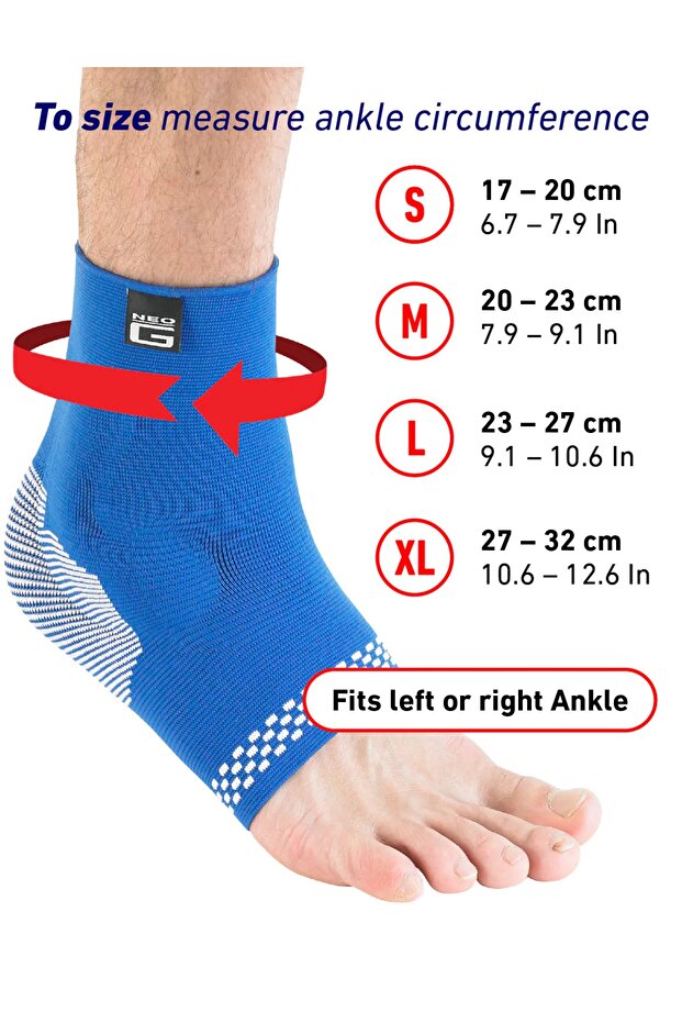 Neo-G Airflow Plus - Malleol Silicone Jointed Medium Ankle Support - 8