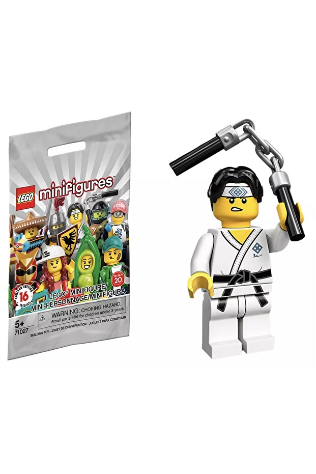 71027 Minifigure Series 20 10 - Martial Arts Boy Minifigure