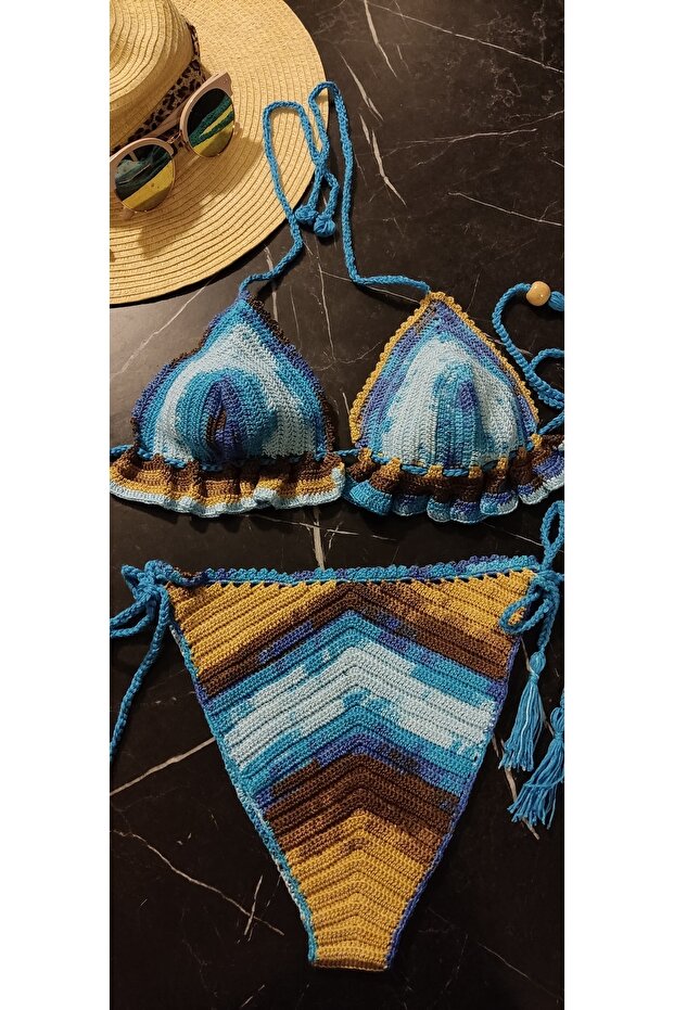 Freya Design El Örgüsü Bikini Takımı - 3